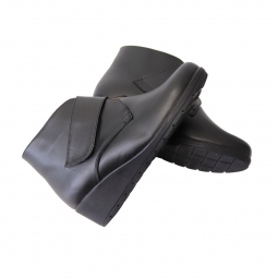 Ghete dama aurii cu siret si fermoar Rhea, Piele Naturala