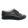 Pantofi dama sport casual negri cu lac Theia29, Piele Naturala
