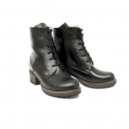 Besides Silently Painting Ghete Dama Negre cu Toc - Fabricate in Romania - Mateo Shoes Culoare Negru  Dimensiune 35